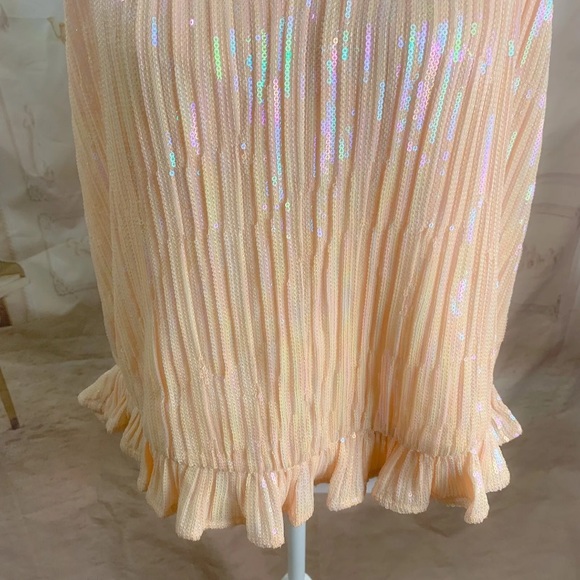 NEW Anthropologie Beaded Sequin Cami Blouse Top Size 8 - Picture 7 of 12